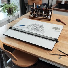PXB 16” x 21” Drawing Board for Artists and Designers – Portable Workspace fo…