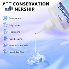 240Ml Diamond Painting Sealer, 8Oz Quick-Dry Diamond Art Sealer with Applicator,