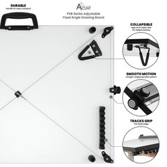 PXB 16” x 21” Drawing Board for Artists and Designers – Portable Workspace fo…
