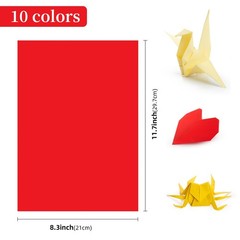 AIMI Assorted Colors Bulk for Kids School Supplies A4 Copy Paper Construction
