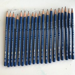 50 VINTAGE SEMI-HEX DRAWING SKETCHING PENCILS NO.497 GENERAL PENCIL (2H, B, 4B)