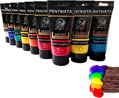 Professional Acrylic Paint Sets-20 Colors(75Ml/2.54Oz)-Heavy Body Acrylic Paint