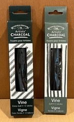 Lot Of 6 Sketching Charcoal Artist Hobby Supplies Windsor Generals Conte
