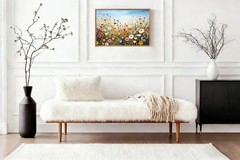 Gikboup 5D Diamond Painting Kit for Adults Beginner – Sea of Flowers FMA007