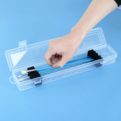 Plastic Paint Brush Case for Artist Long PaintBrush,Hard Travel Miniature Art Wa