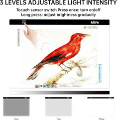 A2 LED Light Pad for Diamond Art Painting Light Board with 3 Brightness Tracing