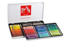 Caran d’Ache Classic Neocolor II Water-Soluble Pastels 84 Colors (Packaging may