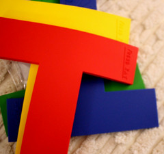 2-pack / 8 pieces SILICONE T AND FOCUS MARKERS 6″ X 4.7″ RED BLUE YELLOW GREEN