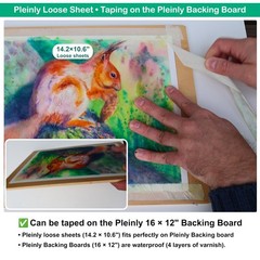 100% Cotton Watercolor Paper, 40 Loose Sheets, 14×10”, Cold Press, 300gsm (14…