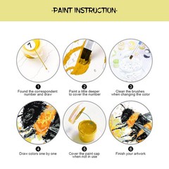 CHWGLFGG Paint by Numbers Kit for Adults Beginner, Wild 16×20 inches, PB278-1