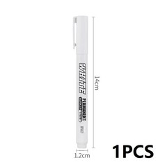 New 1/2/3PCS Waterproof Metal Marker Permanent White Paint Pen Washing Art Paint