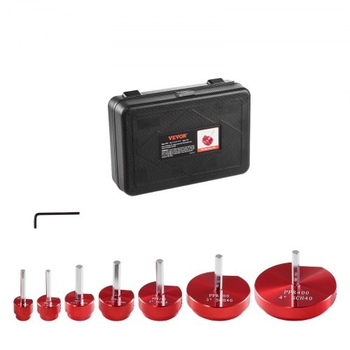 7Pcs PVC Pipe Reamer Kit, Plastic Pipe Fitting Socket Saver Kit, Includes 3/…