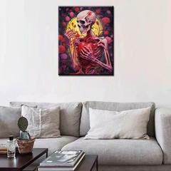 Tucocoo 16''x20''(Frameless), Paint by number-Skeleton 01