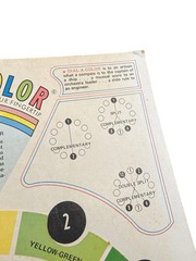 Dial-A-Color Wheel Color Harmony Guide Artist Designer Tool Vintage 1970s