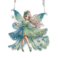 AiYuanzsh Green Butterfly Fairy Diamond 15 cm x 15 cm, Elf