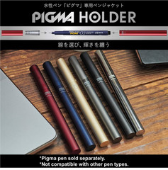 Sakura PIGMA Holder Metal Pen Jacket – Crimson Red/Graphite/Navy/Black (Japan)