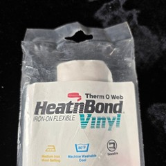 HeatnBond Iron-on Flexible Vinyl Laminates Fabric 17# x 2Yds sealed package NEW