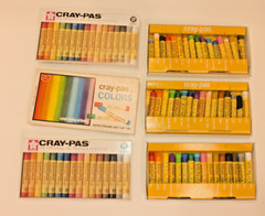 Vtg Cray-pass Colors Spectrum (3 boxes) Set Of 16 No. XKP-16 Oil Pastel Japan