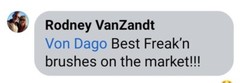 “PRO SERIES” PREMIUM #4 Scrolling Pinstriping Brush by Hall of Famer – VON DAGO