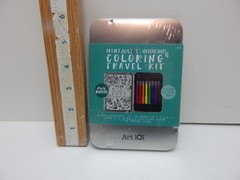 New Mini Art 101 Coloring Travel Kit in Metal Tin (w169