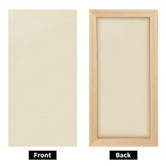 ADXCO 8 Pack Wood Panels 6 x 12 inch Wooden Canvas Board Unfinished Wooden Pa…