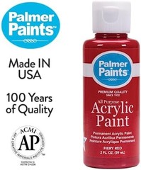 Cra-Z-Art Palmer 2oz 16 Color Acrylic Paint Set, Perfect Color Selection