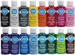Cra-Z-Art Palmer 2oz 16 Color Acrylic Paint Set, Perfect Color Selection