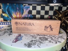 NATURA Swiss Made Caran D’ache 10 Natural Wood Colored Pencils in Wood Box