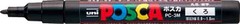 Mitsubishi Posca Fine Point Black Marking Pen 1 Count 10g