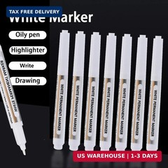 Goldge 20 White Paint Pen – Waterproof Acrylic Markers, Permanent White Paint Ma
