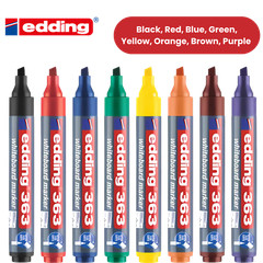 Edding 360 Whiteboard Markers Smooth Writing Office Marker Durable Ink Pack of 8