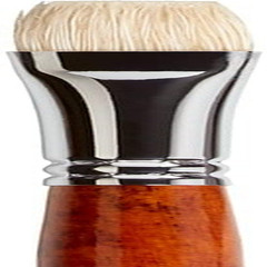12-Piece Long Handle White Hog Hair Artist Paint Brush Set, Perfect for Acryl…