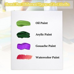 6 Pcs Canvas Boards for Painting, 4×6 Inch Canvas Panels for Acrylic Oil