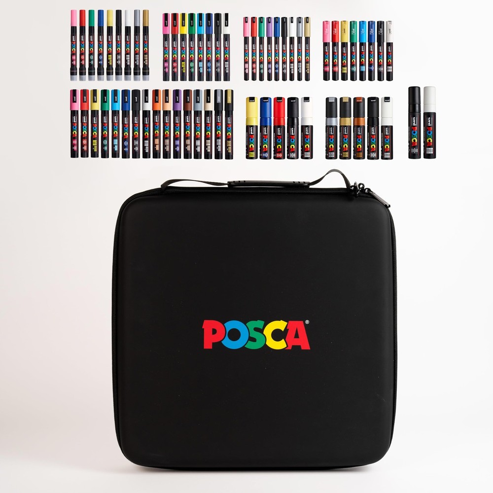 Exclusive Acrylic Paint Markers Gift Set of 62 with Case, Great for Kids and …