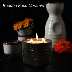 Strong Eucalyptus & Rosemary 3 Wick Black Large Candle, 20oz, Large,