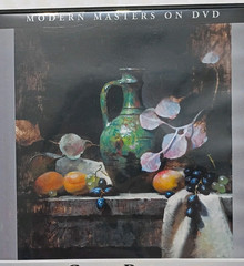 Jeff Legg Green Bottle with Apricots Still Life Painting Art Instruction DVD