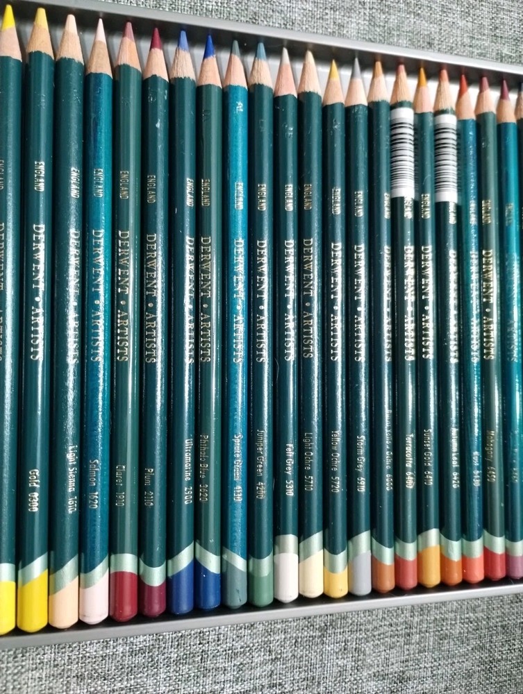 Derwent Artists Coloured Pencils Curated Set 23 Rare Professional Color Set A