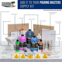 U.S. Art Supply Gloss Pouring Effects Medium – 16-Ounce/Pint