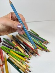 FLAWED USED Vintage Laurentien Cabbage Patch Kids Coloured Pencil Crayon Lot