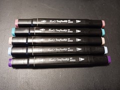 Mirela Art 40 Piece Double-Sided Colored Marker Set in Zippered Case