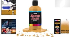 Versatile 8oz Water-Based Airbrush Paint – Opaque Golden Ochre for All Surfaces