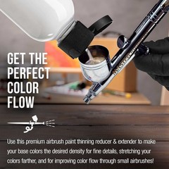 4-Ounce Airbrush Thinner Reducer and Extender Base for Acrylic Paints – Airbrush