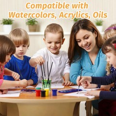 Best Model Miniature Paint Brushes Small Detail Art Paint Brush with Set 30 Pcs