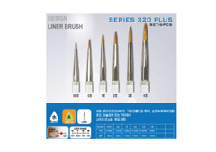 Rubens Artist Design Liner Brush 320 Plus 1Set (6ea Brushes)