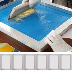 VEVOR Screen Printing Kit Silk Screen Printing Frame 10x14in 156 Count Mesh 6pcs