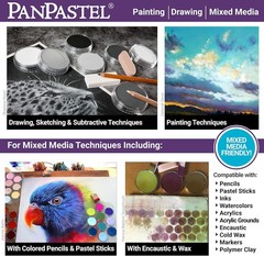 PanPastel Artist Pastels by GOLDEN, Metallics Set, 3 Color, Professional Artist
