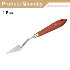 1.97″x0.75″ Stainless Steel Palette Knife Painting Tool Teardrop Blade for DIY
