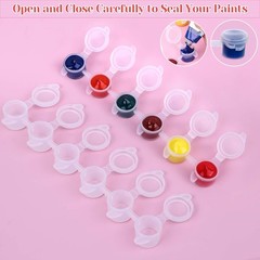 Creative 240-Piece Empty Paint Container Set – Perfect for Schools & Classes