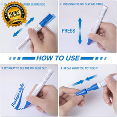 Oil Based Paint Markers for Metal: 8 Colors Oil Based Permanent Paint Pens for M