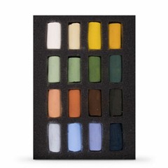 Unison Artists Soft Pastel Box Set – 16 Half Sticks – Landscape Colours